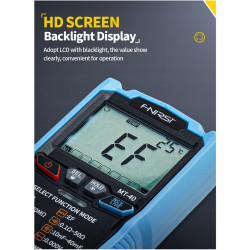 Fnirsi MT-40 – Auto Multimeter with NCV, Flashlight & True RMS