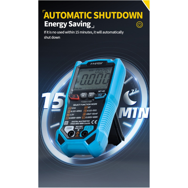 Kompaktowy multimetr True RMS z Auto Range