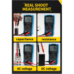 Fnirsi MT-40 – Auto Multimeter with NCV, Flashlight & True RMS