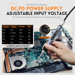 FNIRSI HS-01 BC2 – Smart 100W Soldering Iron with OLED and USB-C