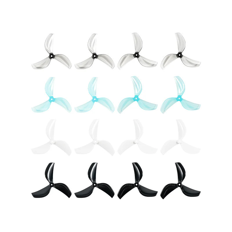 Gemfan 45mm 3-Blade Propellers – 4pcs or 16pcs 1.5mm Shaft