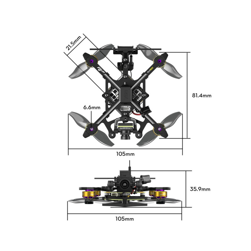 Flywoo Flybee 20 HD Walksnail 2S ELRS – Micro FPV Drone