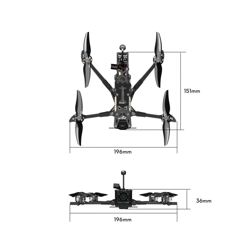 Explorer LR 4 by Flywoo – DJI O4 and ELRS onboard