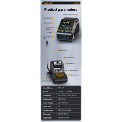 200W soldering kit with F210 and 3 soldering tips K/I/IS