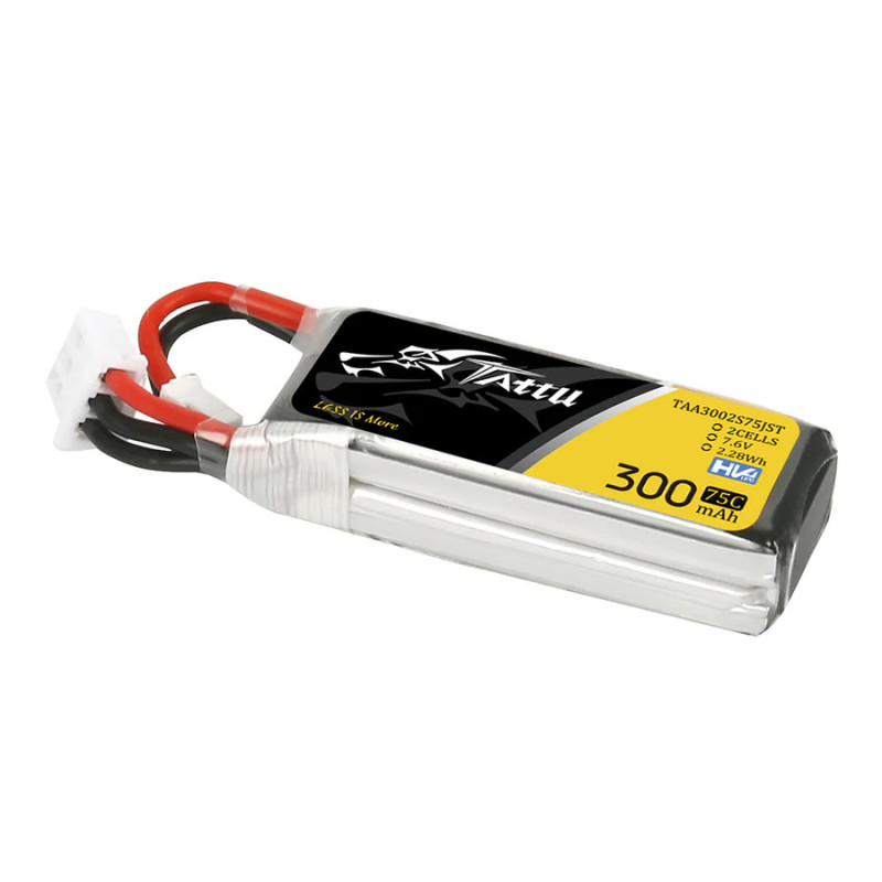 Akumulator LiPo Tattu 300mAh 2S 75C 7.6V z Wtyczką JST-PHR
