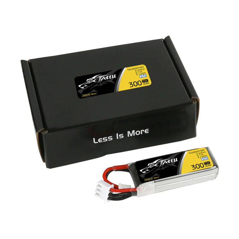 Akumulator LiPo Tattu 300mAh 2S 75C 7.6V z Wtyczką JST-PHR
