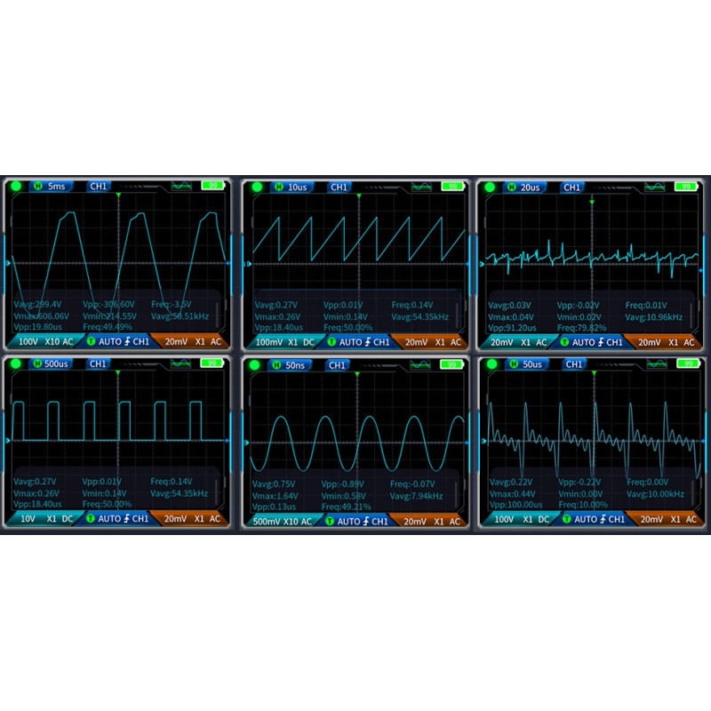 Oscyloskop FNIRSI 2C23T 10MHz 3w1 | Avifly