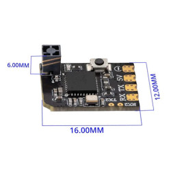 RadioMaster XR2 Nano – 2.4GHz ExpressLRS Receiver with Tower Antenna