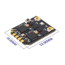 RadioMaster XR4 Gemini – ELRS Receiver Dual-Band 2.4GHz + 900MHz