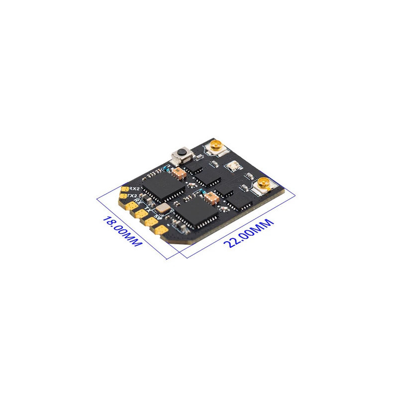 RadioMaster XR4 Gemini – ELRS Receiver Dual-Band 2.4GHz + 900MHz