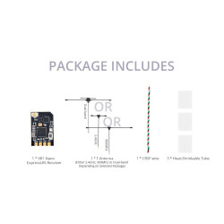RadioMaster XR1 Nano – ELRS Receiver Dual-Band / 2.4GHz / 900MHz