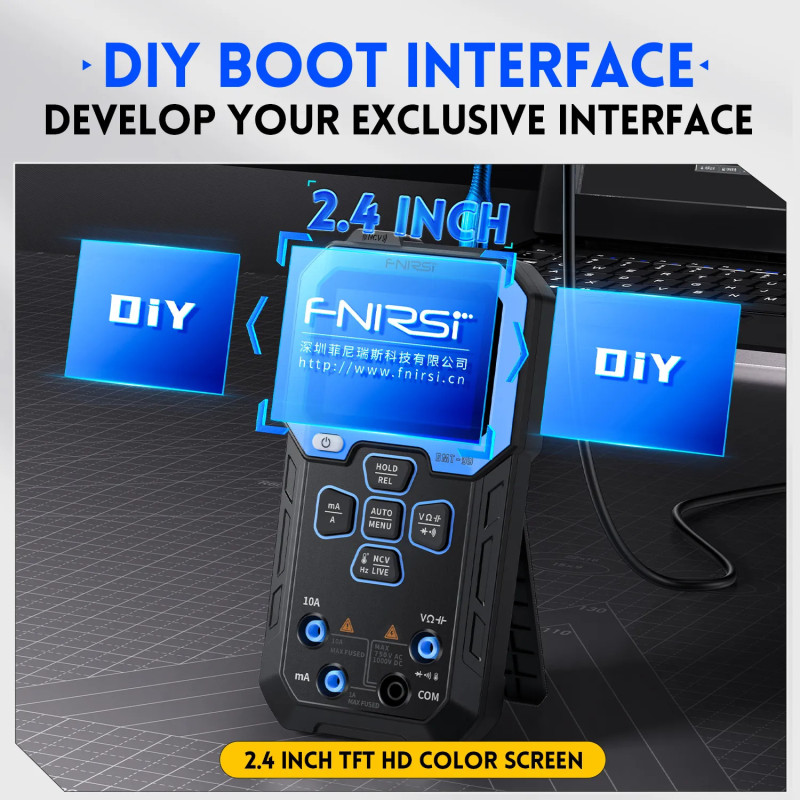 FNIRSI DST-210 with TFT screen and signal generator