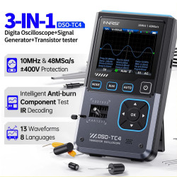 Handheld oscilloscope with signal generator FNIRSI