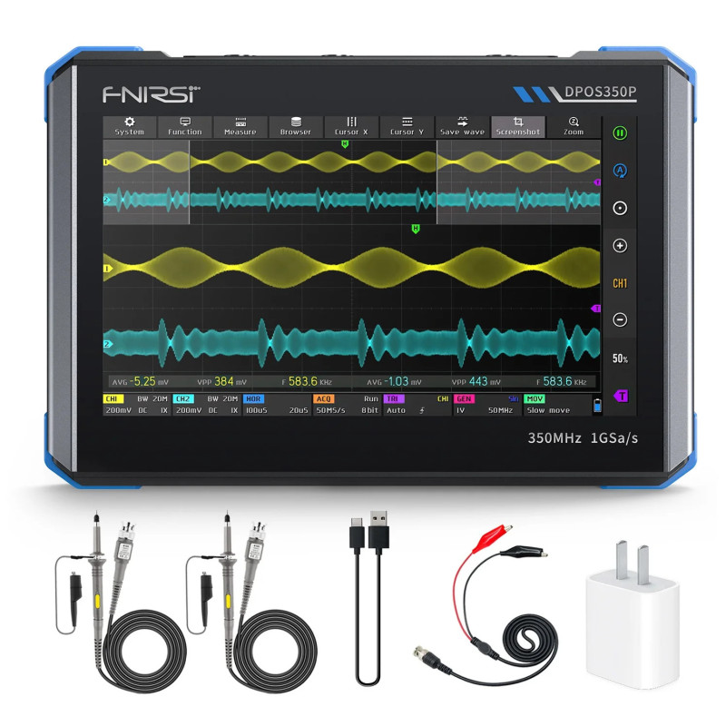 FNIRSI portable scope with 7” IPS and USB-C