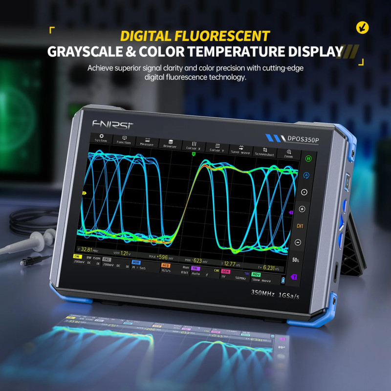 FNIRSI DPOS350P – 4-in-1 Oscilloscope 350MHz Touchscreen