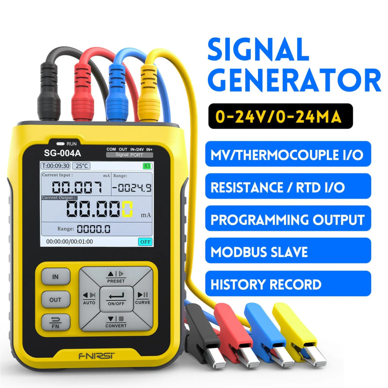 FNIRSI SG-004A – Przemysłowy generator sygnałów i kalibrator