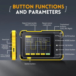 FNIRSI DSO-152 – 200kHz 2.5MS/s Mini Pocket Oscilloscope
