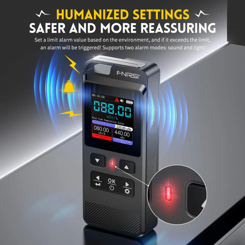 FNIRSI GC-02 – Portable Geiger Counter for Radiation Detection