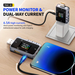 FNIRSI FNAC-28 – USB Type-C Tester with Voltage & Current Display