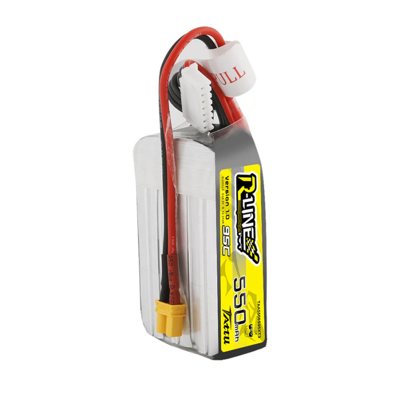Tattu R-Line 550mAh 6S 95C - Bateria LiPo XT30 do FPV SUB250