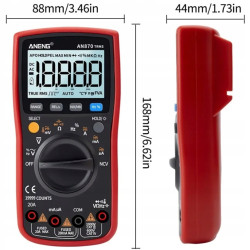 Multimetr cyfrowy ANENG AN870 Pro True RMS 19999 auto range LCD NCV