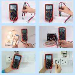 Multimetr cyfrowy ANENG AN870 Pro True RMS 19999 auto range LCD NCV