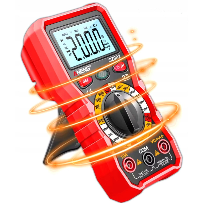 ANENG SZ302 Digital Multimeter – True RMS, NCV