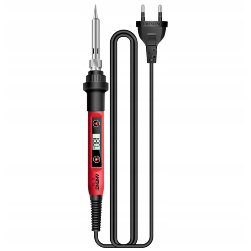 ANENG SL102-12 Soldering Iron Kit – 80W LCD, EU Plug
