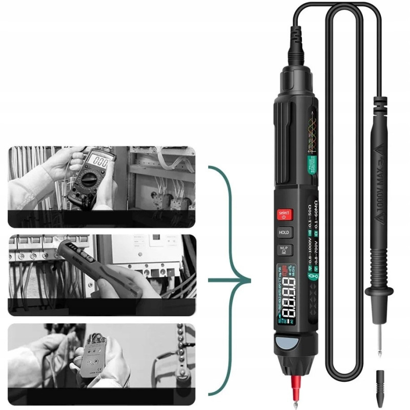 ANENG A3008 Pro Pen Multimeter – True RMS, NCV, 6000 Count