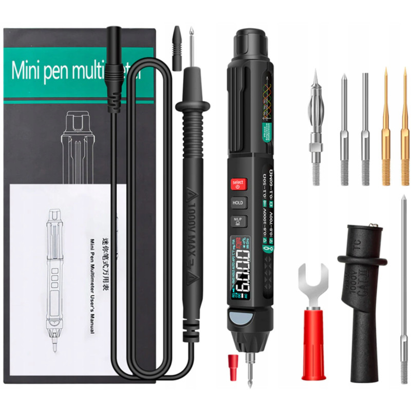 ANENG A3008 Pro Pen Multimeter – True RMS, NCV, 6000 Count