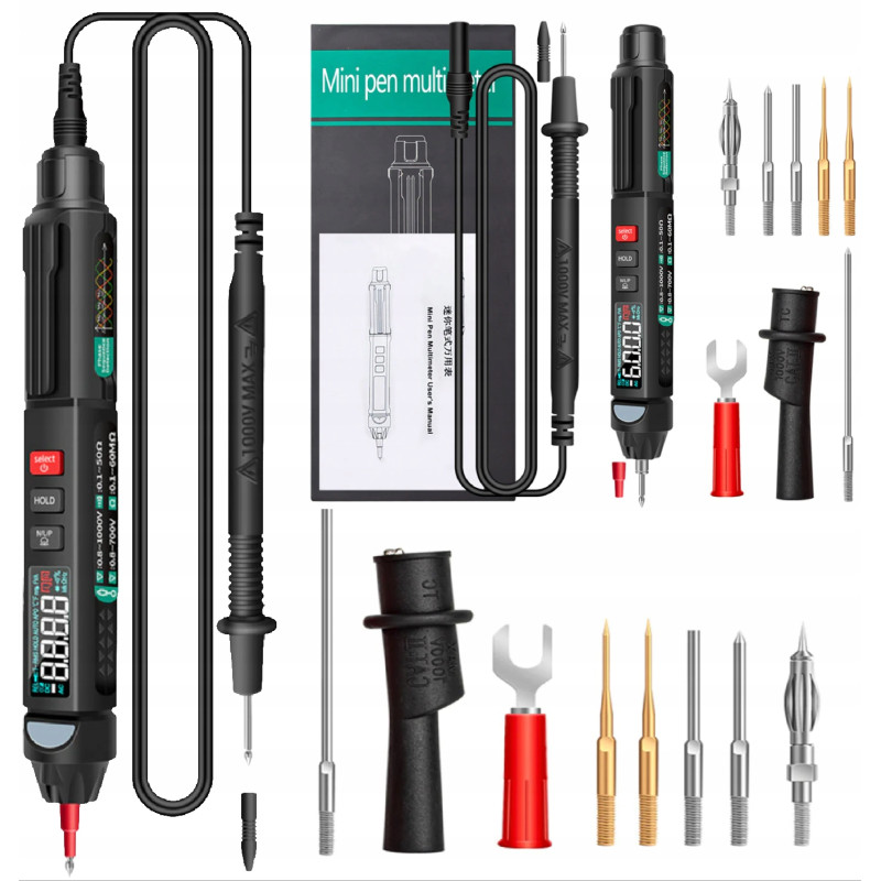 ANENG A3008 Pro Pen Multimeter – True RMS, NCV, 6000 Count