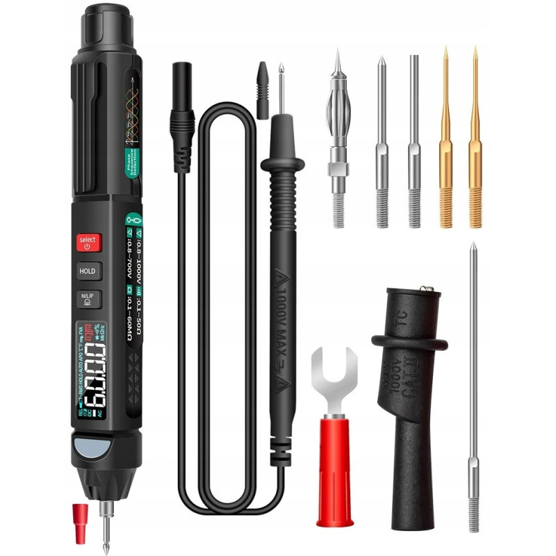 ANENG A3008 Pro Pen Multimeter – True RMS, NCV, 6000 Count