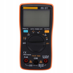 Multimetr cyfrowy ANENG AN8008 True RMS auto range 6000 LCD NCV