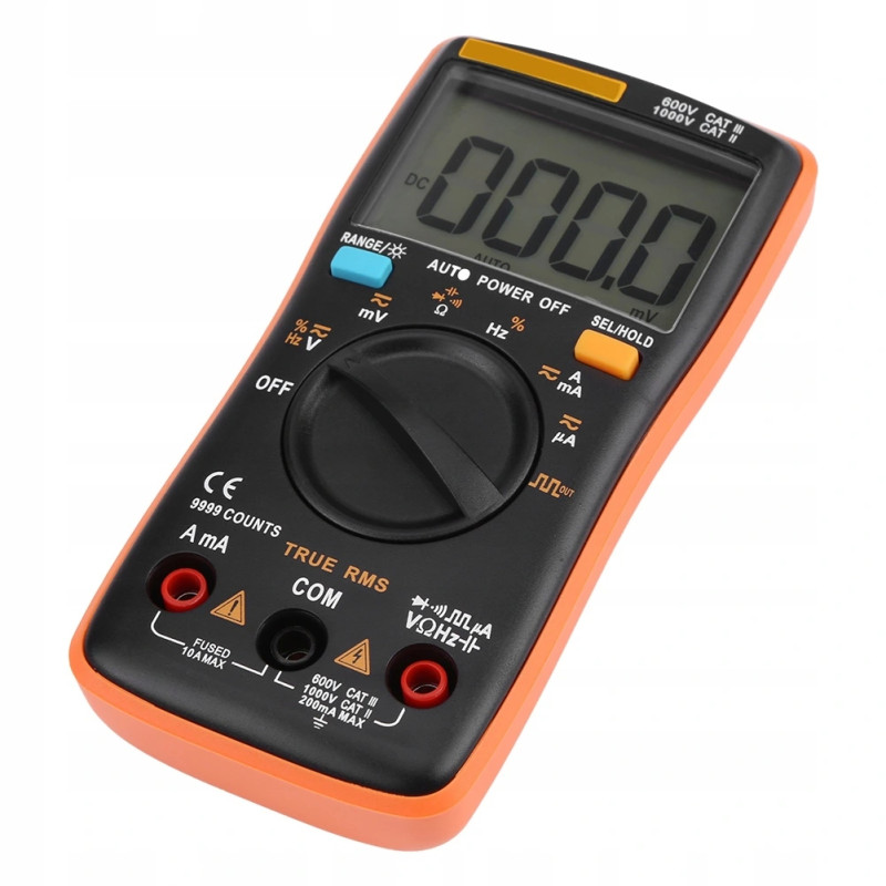 ANENG AN8008 Multimeter – True RMS, 6000 Count, Auto Range, NCV