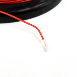 Przewód silikonowy Amass 26 AWG Czerwony