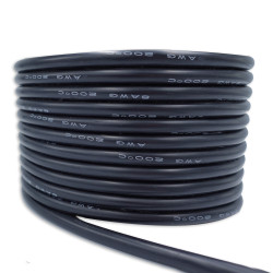 Silicone wire 4AWG (Czerwony, Czarny)