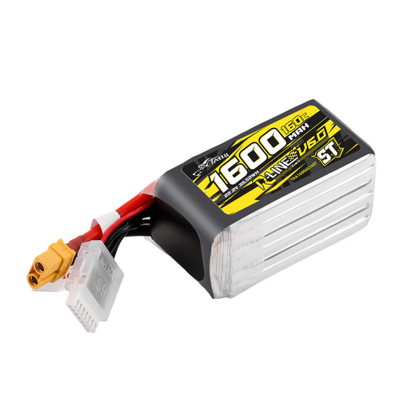 Tattu R-Line V6 1600mAh 6S 160C LiPo XT60 [ST] - Wyższa Pojemność