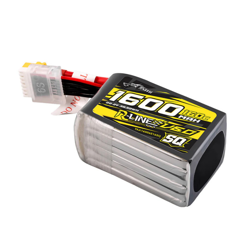 Tattu R-Line V6 1600mAh 6S 160C LiPo XT60 [SQ] - Wyższa Pojemność