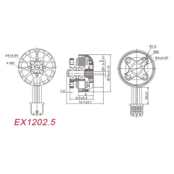 Happymodel EX1202.5 11500KV – ultra-light FPV motor 1S