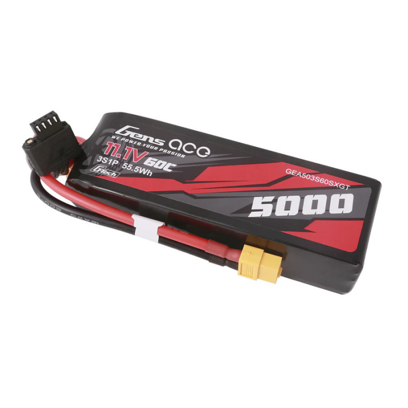 Gens ace G-Tech 5000mAh 11.1V 60C LiPo XT60 - RC Power
