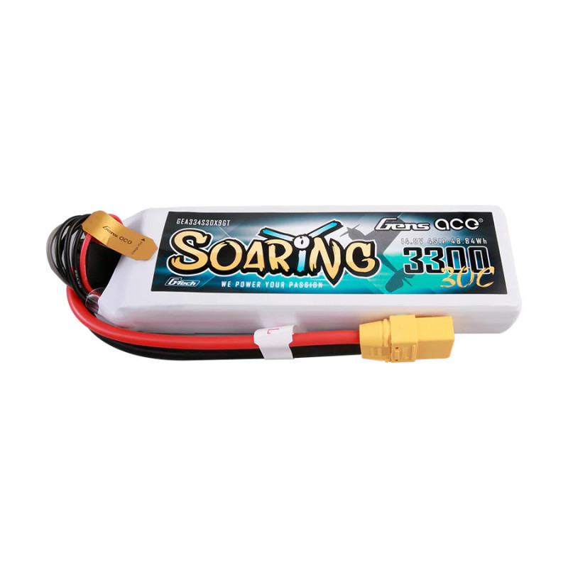 Gens ace G-Tech Soaring 3300mAh 4S 30C LiPo XT90 - drones & planes