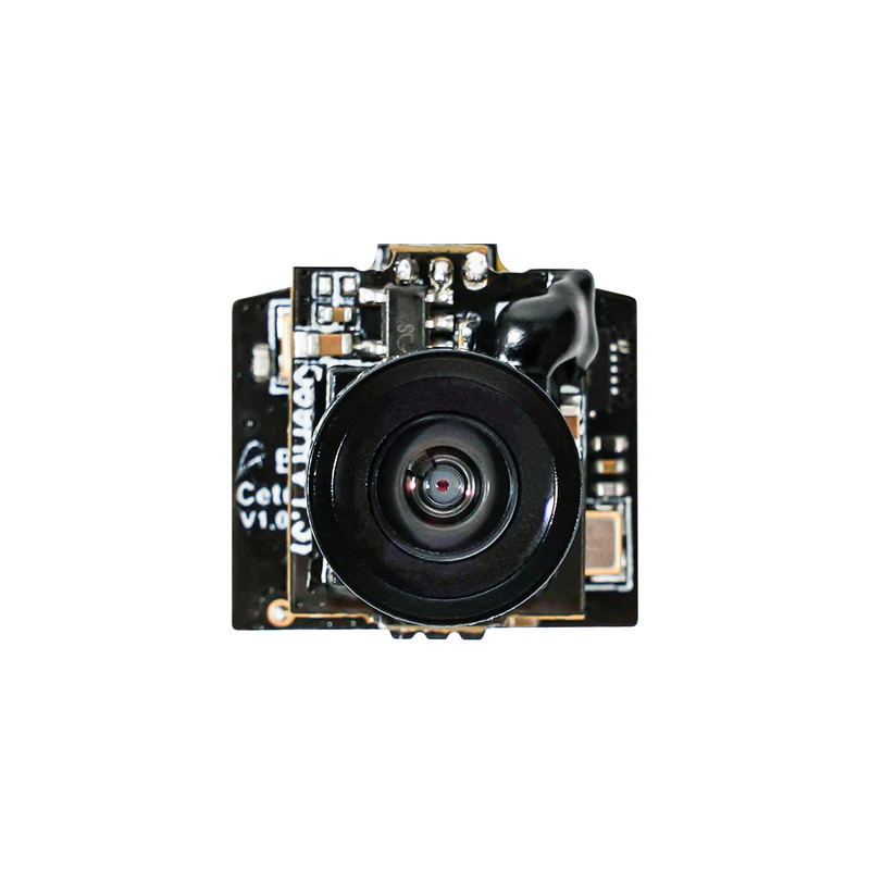 front view with mounting bracket and cable attached