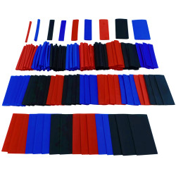 AVIFLY Heat Shrink Tubing Set 162 pcs – 7 cm, 8 Sizes, 3 Colors