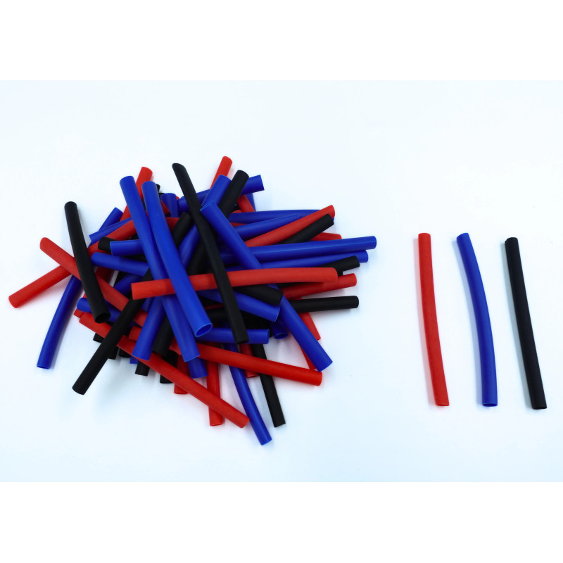 Zestaw Rurek Termokurczliwych AVIFLY 162 szt. – 7 cm, 8 Rozmiarów, 3 K