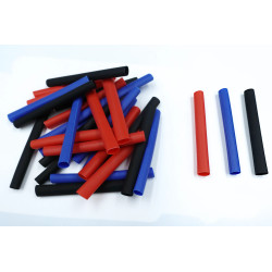 AVIFLY Heat Shrink Tubing Set 162 pcs – 7 cm, 8 Sizes, 3 Colors