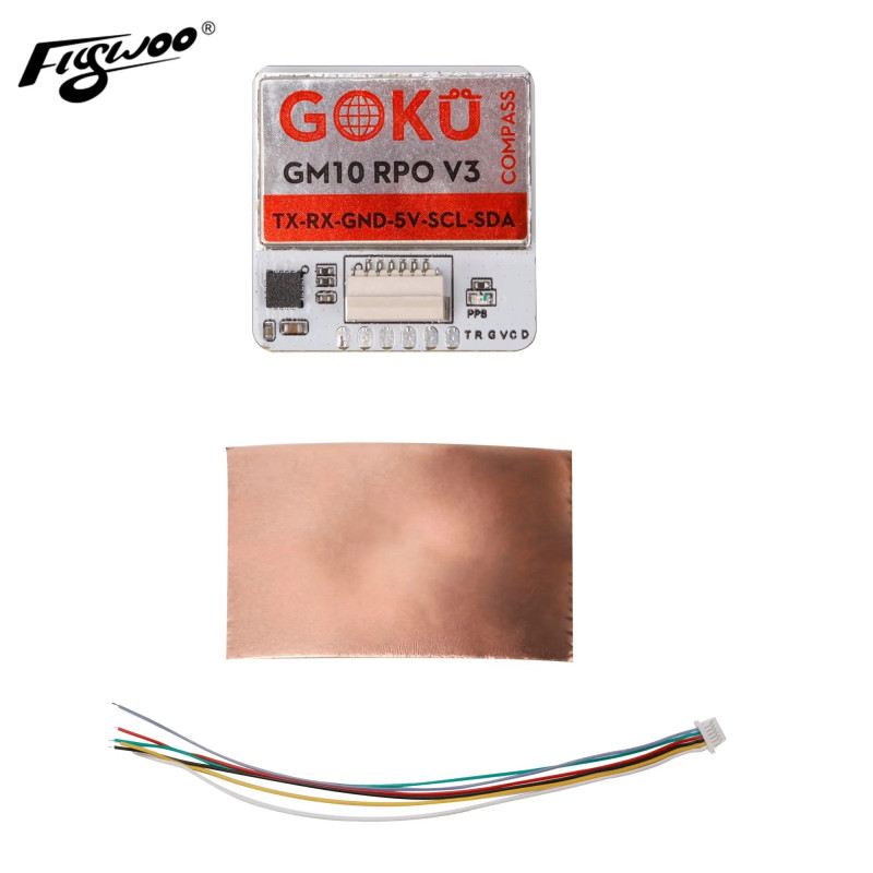 Flywoo GOKU GM10 Pro V3 GPS module with QMC5883L compass