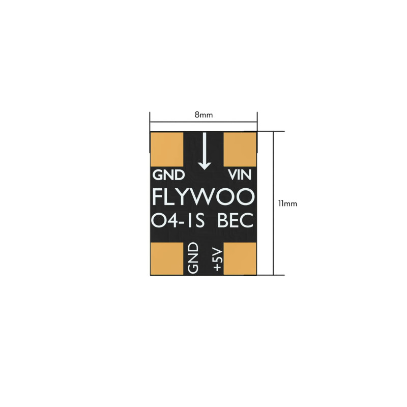 Flywoo BEC 1S 5V | Moduł zasilania do DJI O4