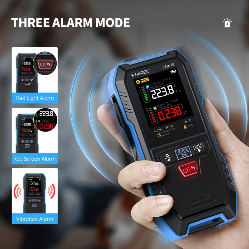 Fnirsi ERD‑10 – 4-in-1 Electromagnetic Radiation Detector