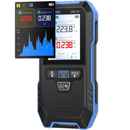 Miernik EMF FNIRSI ERD-10 4w1 | Avifly