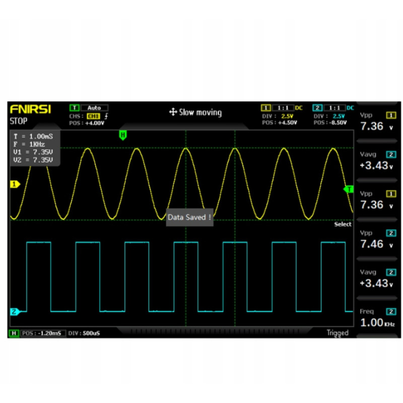 Oscyloskop FNIRSI 1014D 2CH 100MHz 1GSa/s | Avifly